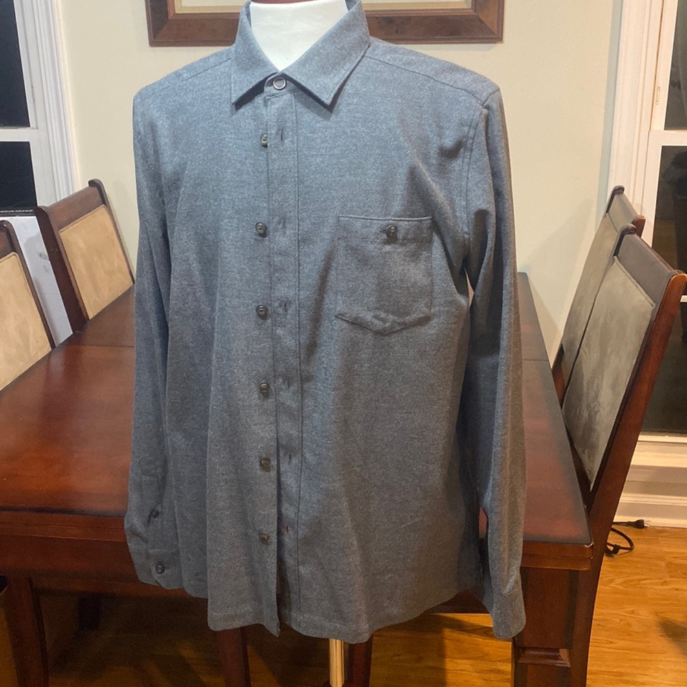 Ted Baker London Sz 5 Gray Button Down NWT